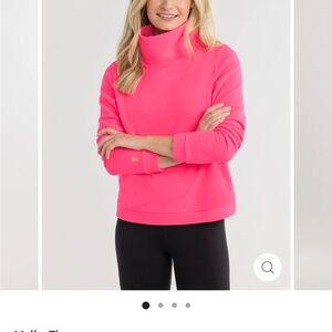 Dudley Stephens Pink Cowl Neck Sweater